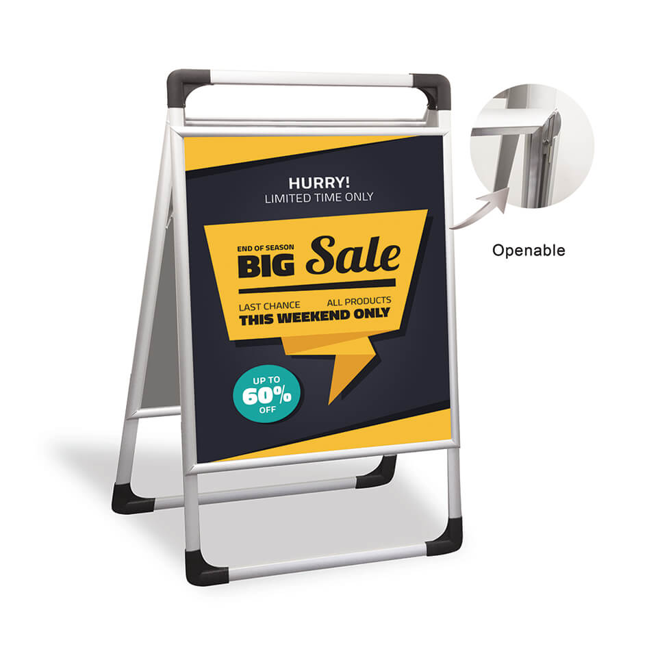 Openable Aluminum A-Frame Signs